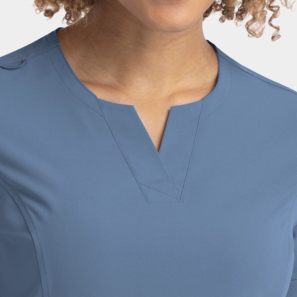 Women's Notched Neck Top | 4802 - Image 3
