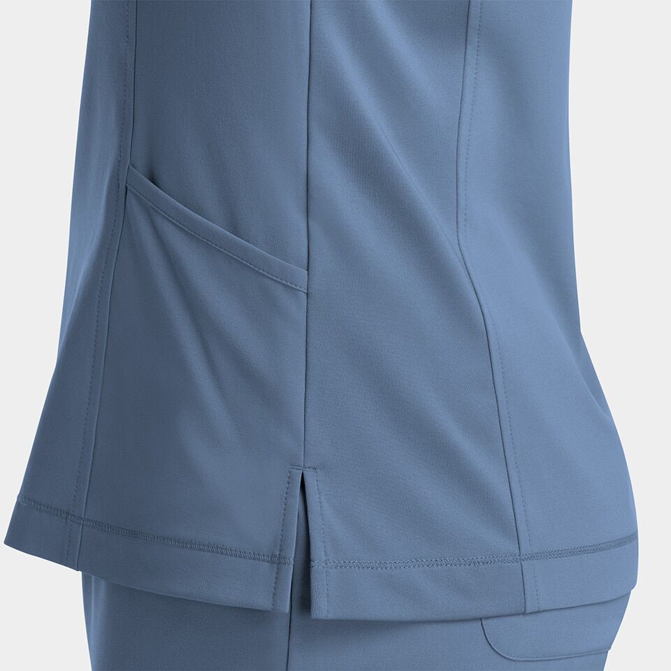 Women's Notched Neck Top | 4802 - Image 4