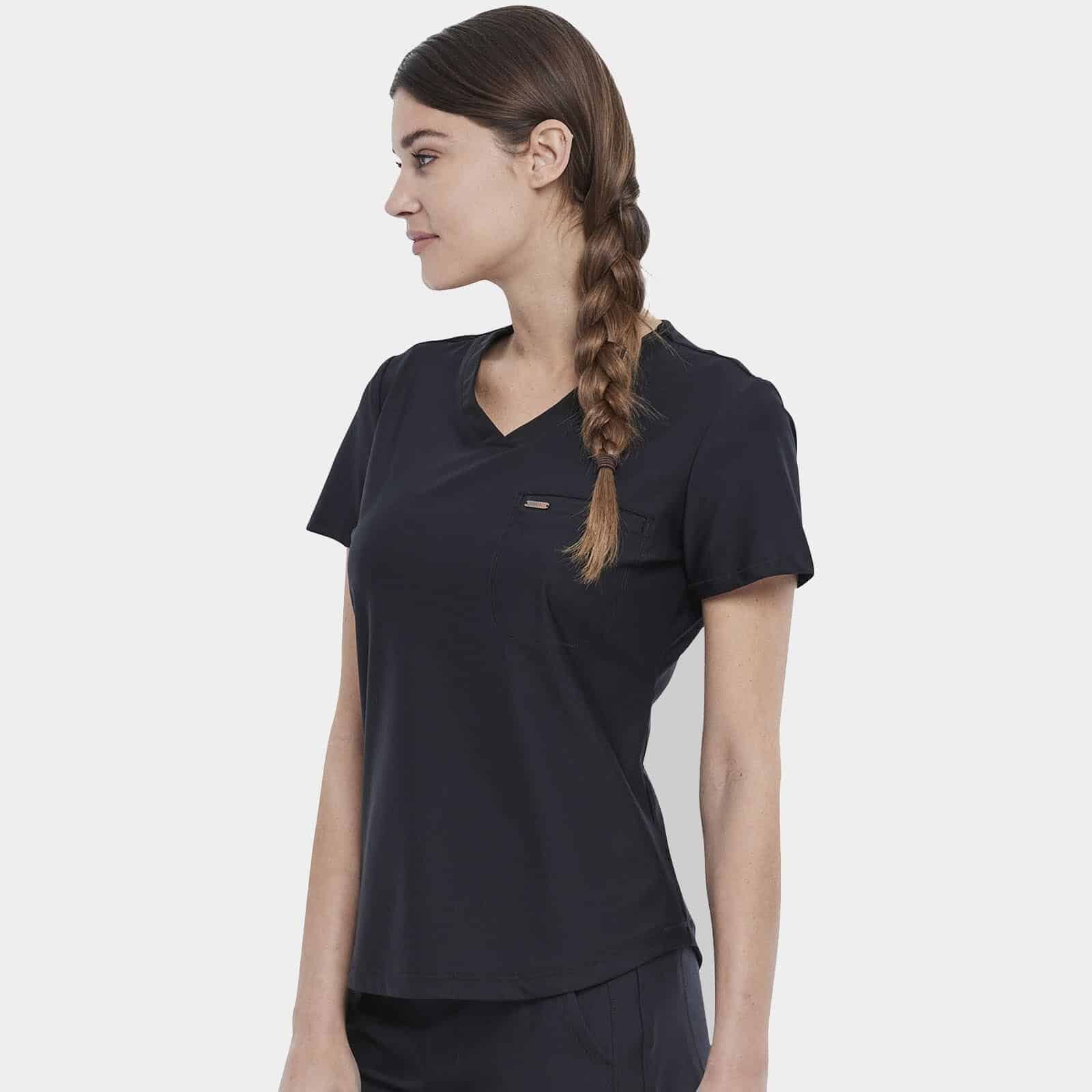 Tuckable V-Neck Top | CK819 - Image 3