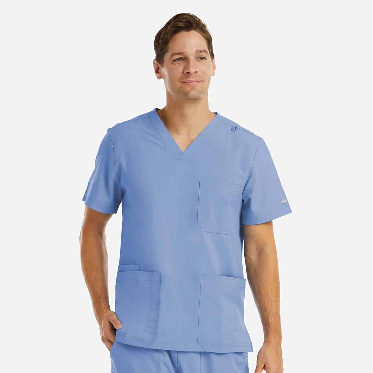 Men's 3-Pocket V-Neck Top | 5802 - Image 3