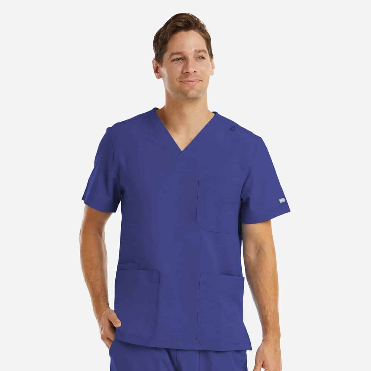 Men's 3-Pocket V-Neck Top | 5802 - Image 5