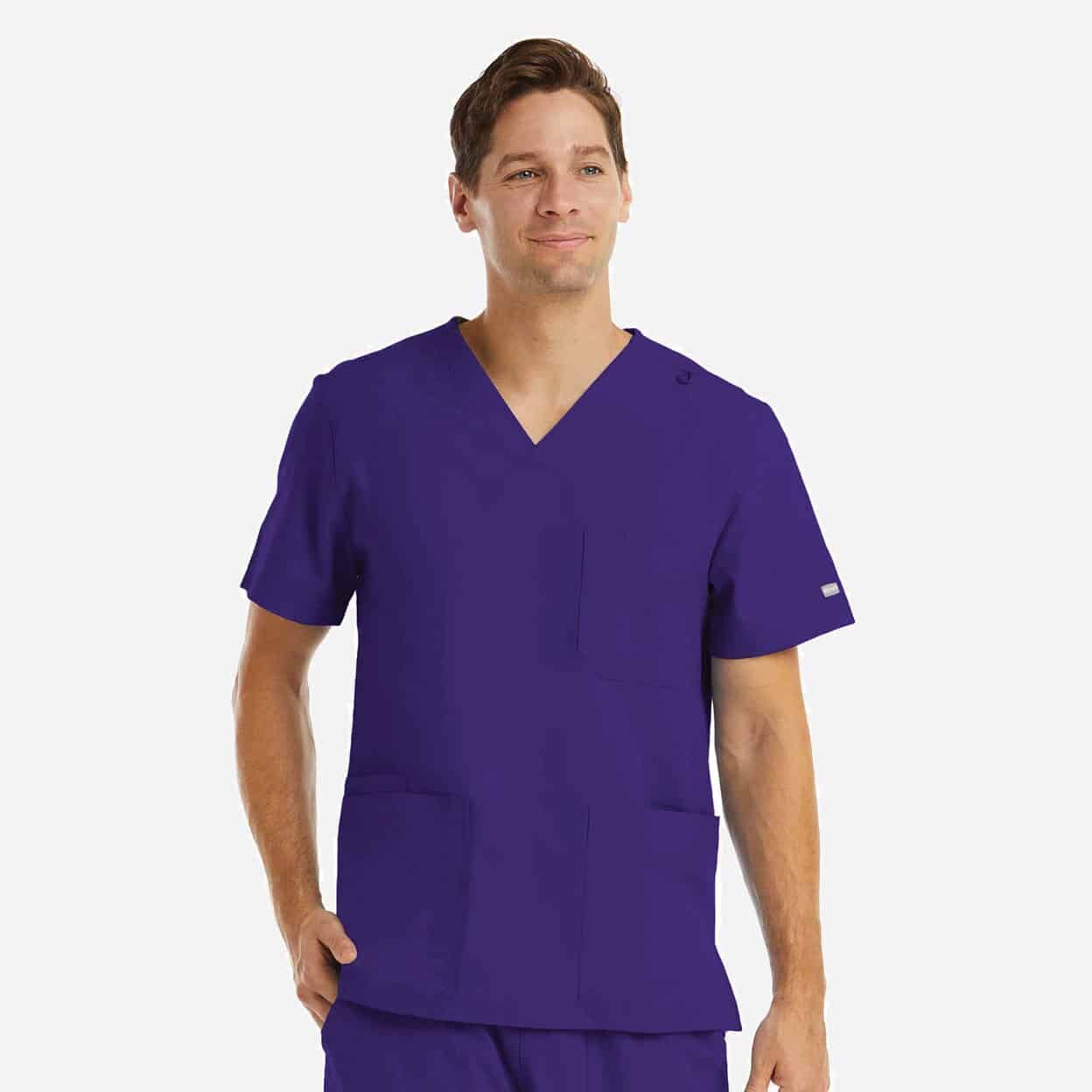 Men's 3-Pocket V-Neck Top | 5802 - Image 6