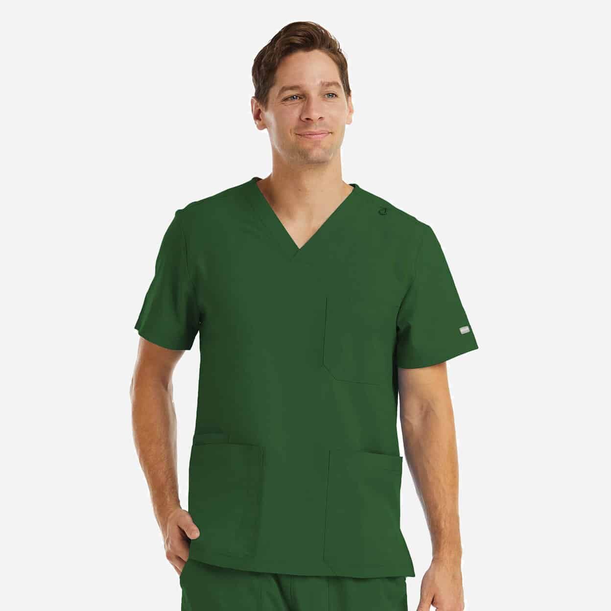 Men's 3-Pocket V-Neck Top | 5802 - Image 7