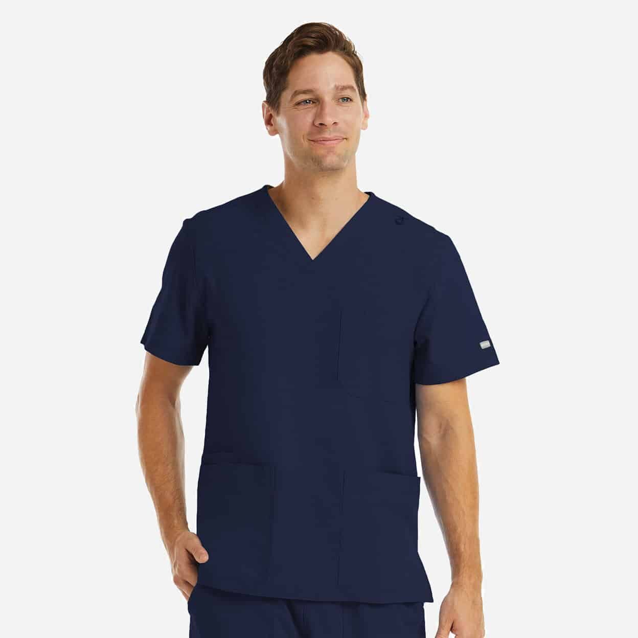 Men's 3-Pocket V-Neck Top | 5802 - Image 9