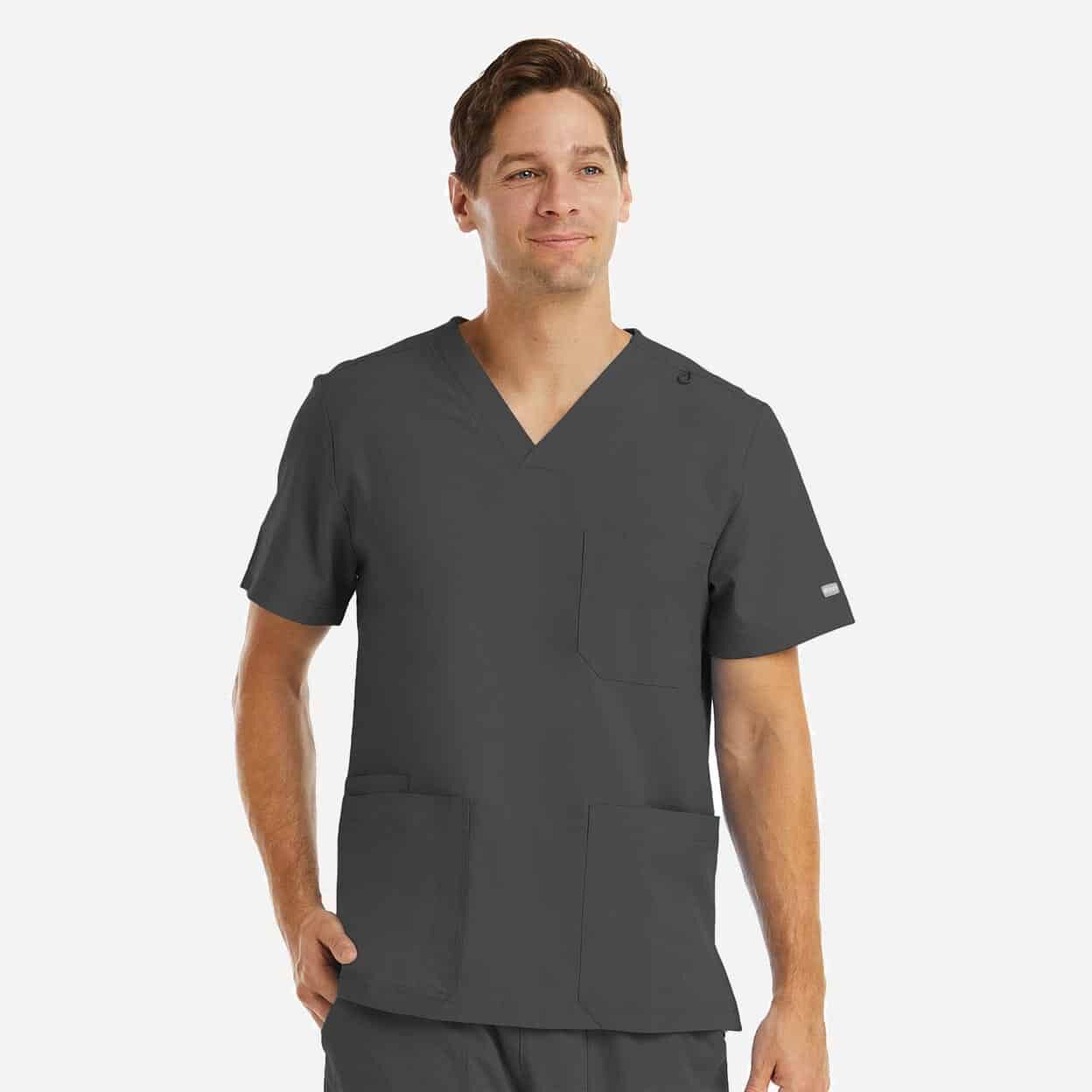 Men's 3-Pocket V-Neck Top | 5802 - Image 11