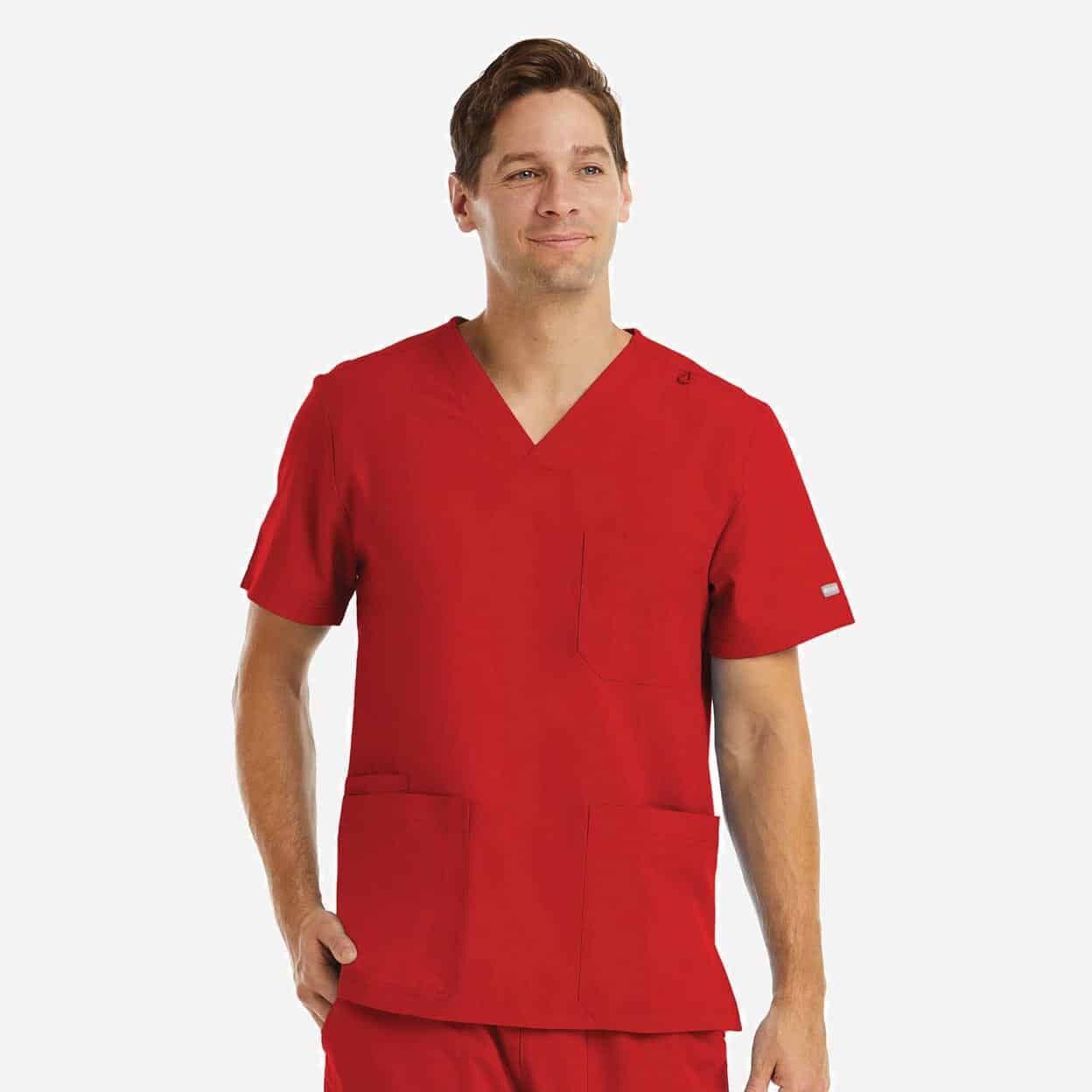 Men's 3-Pocket V-Neck Top | 5802 - Image 13