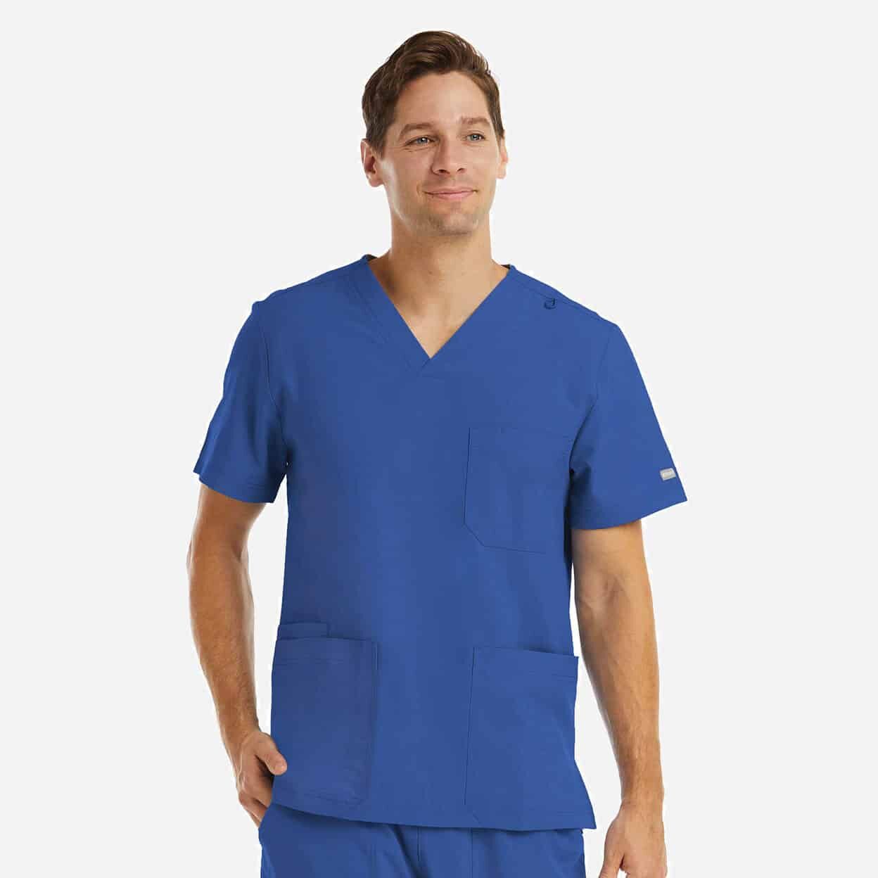 Men's 3-Pocket V-Neck Top | 5802 - Image 14