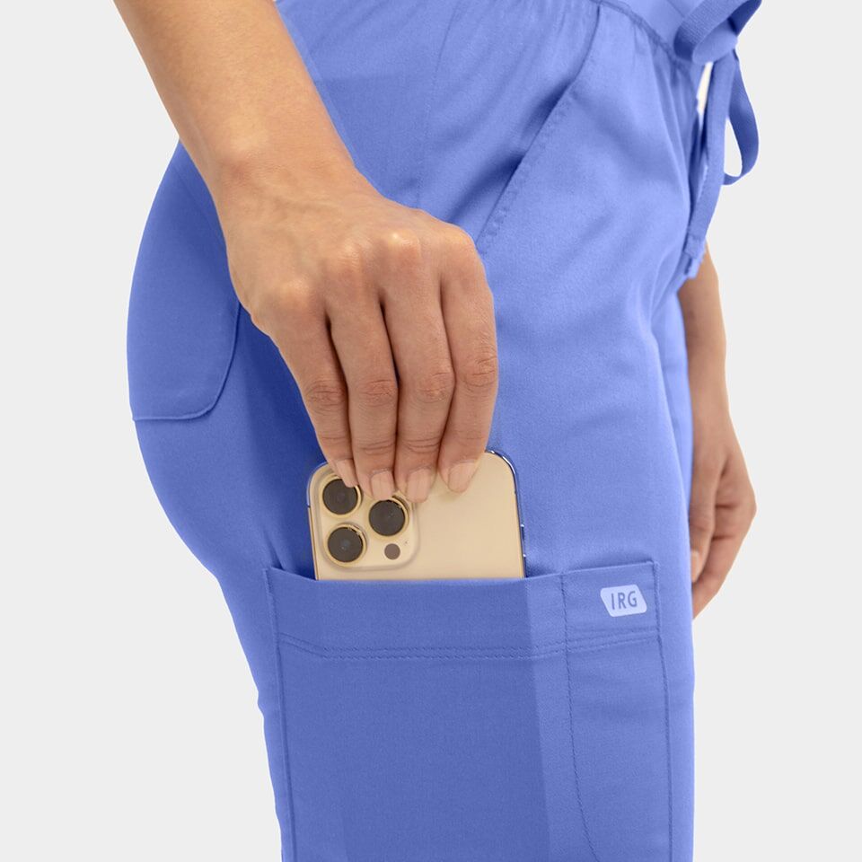 Women's Semi-Tapered Pant w/ Yoga Style Waistband | 6802 - Image 11
