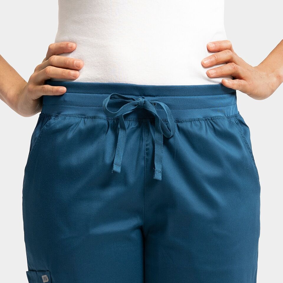 Women's Semi-Tapered Pant w/ Yoga Style Waistband | 6802 - Image 17