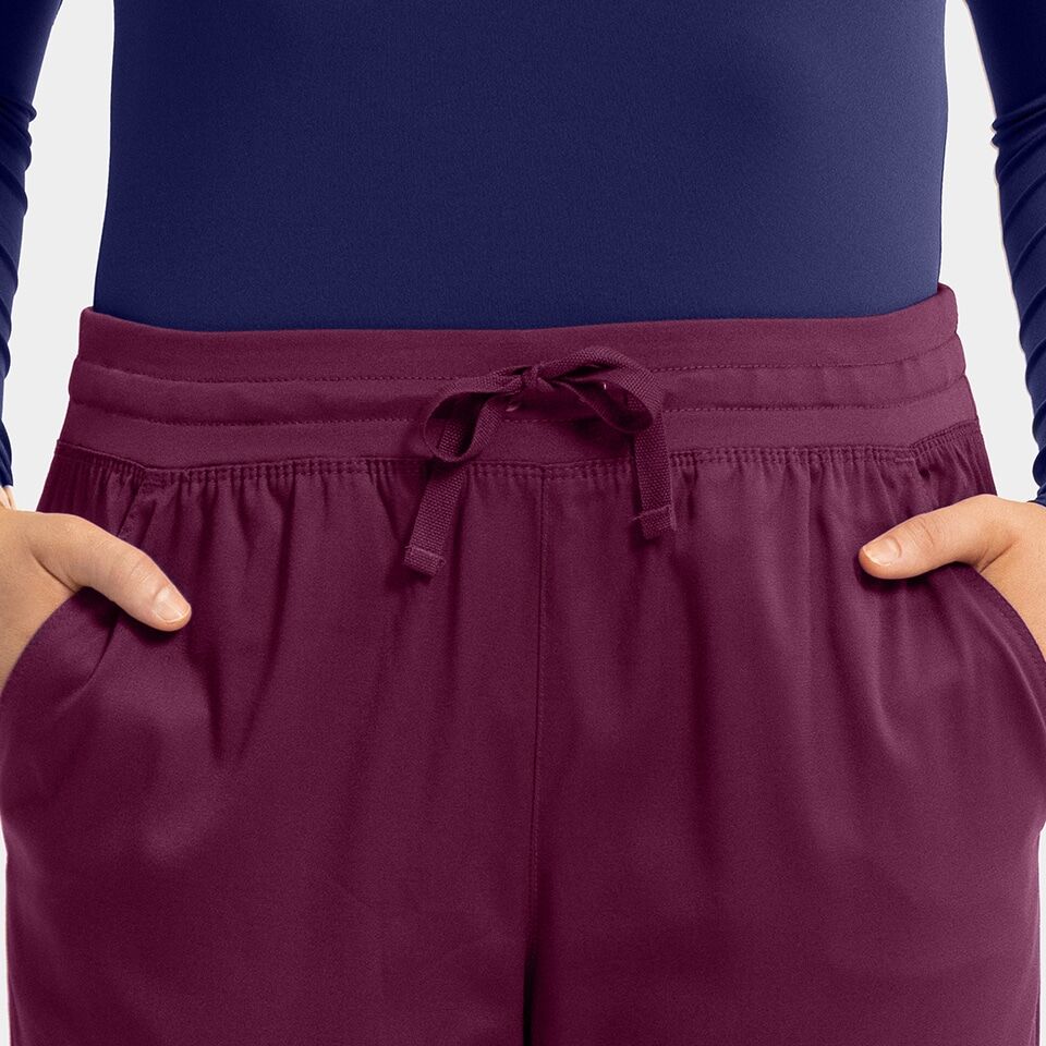 Women's Semi-Tapered Pant w/ Yoga Style Waistband | 6802 - Image 3
