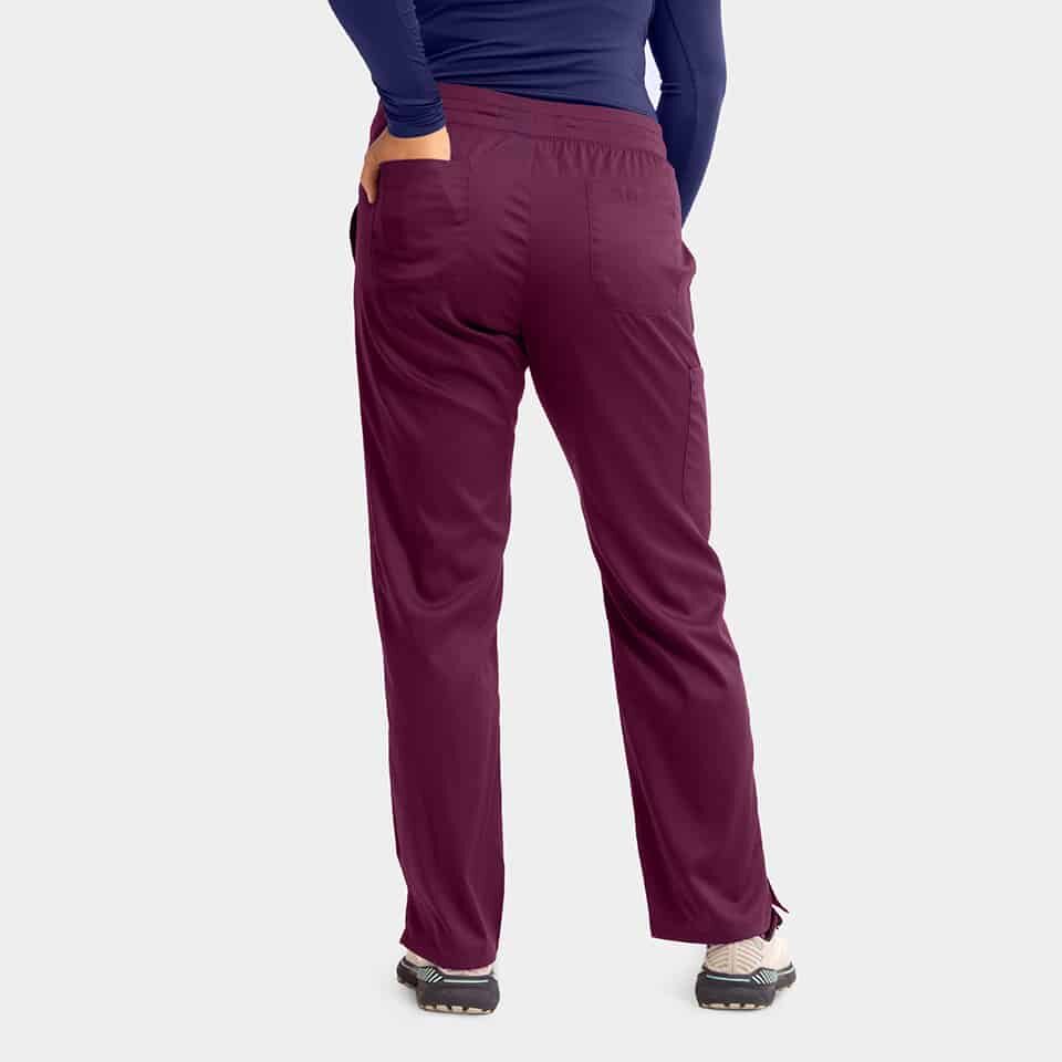 Women's Semi-Tapered Pant w/ Yoga Style Waistband | 6802 - Image 2
