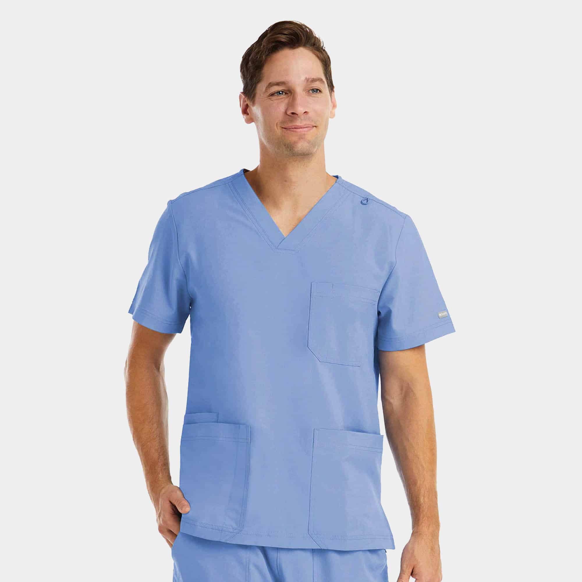 Men's 3-Pocket V-Neck Top | 5802